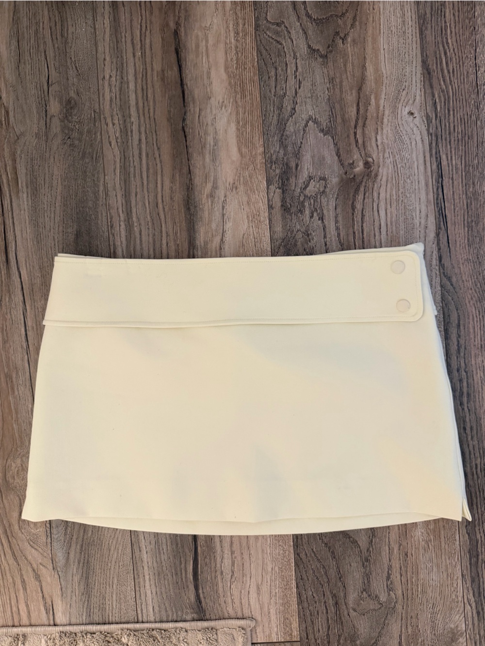 Pastel Yellow Mini Skirt